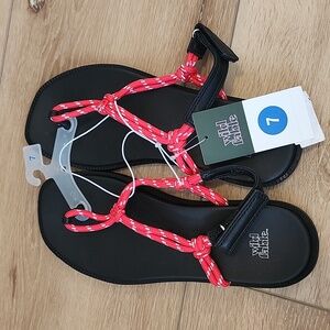 Wild Fable Red Rope Sandals, Size 7